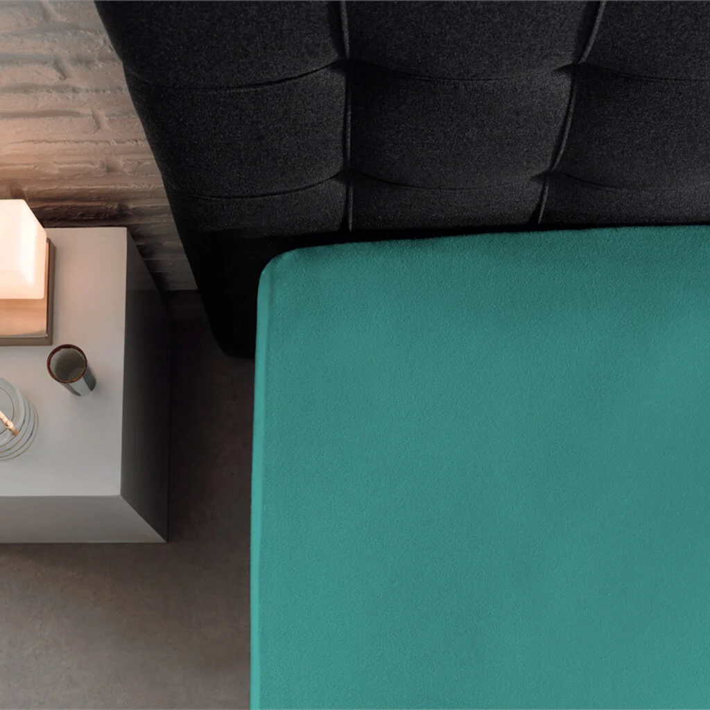 home-care-dubbel-geweven-jersey-hoeslaken-turquois
