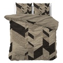 Dekbedovertrek-Helios-Dekbedovertrek-Tweepersoons-200x200-cm-Taupe-Katoen-satijn-Dessin-Manilla-Dekbed-Discounter