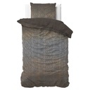 Dekbedovertrek-Grace-Eenpersoons-140x200-cm-Taupe-Katoen-satijn-Dessin-Manilla-Dekbed-Discounter