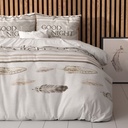 [17016145] POSTELJINA ELEGANCE GOOD NIGHT WHITE (140X200)