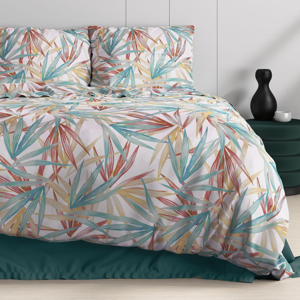 [17015800] POSTELJINA SATEN ASTER MULTI (140X200)