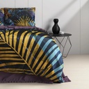 [15020622] POSTELJINA SATEN WILD MARINA NAVY (240X200)