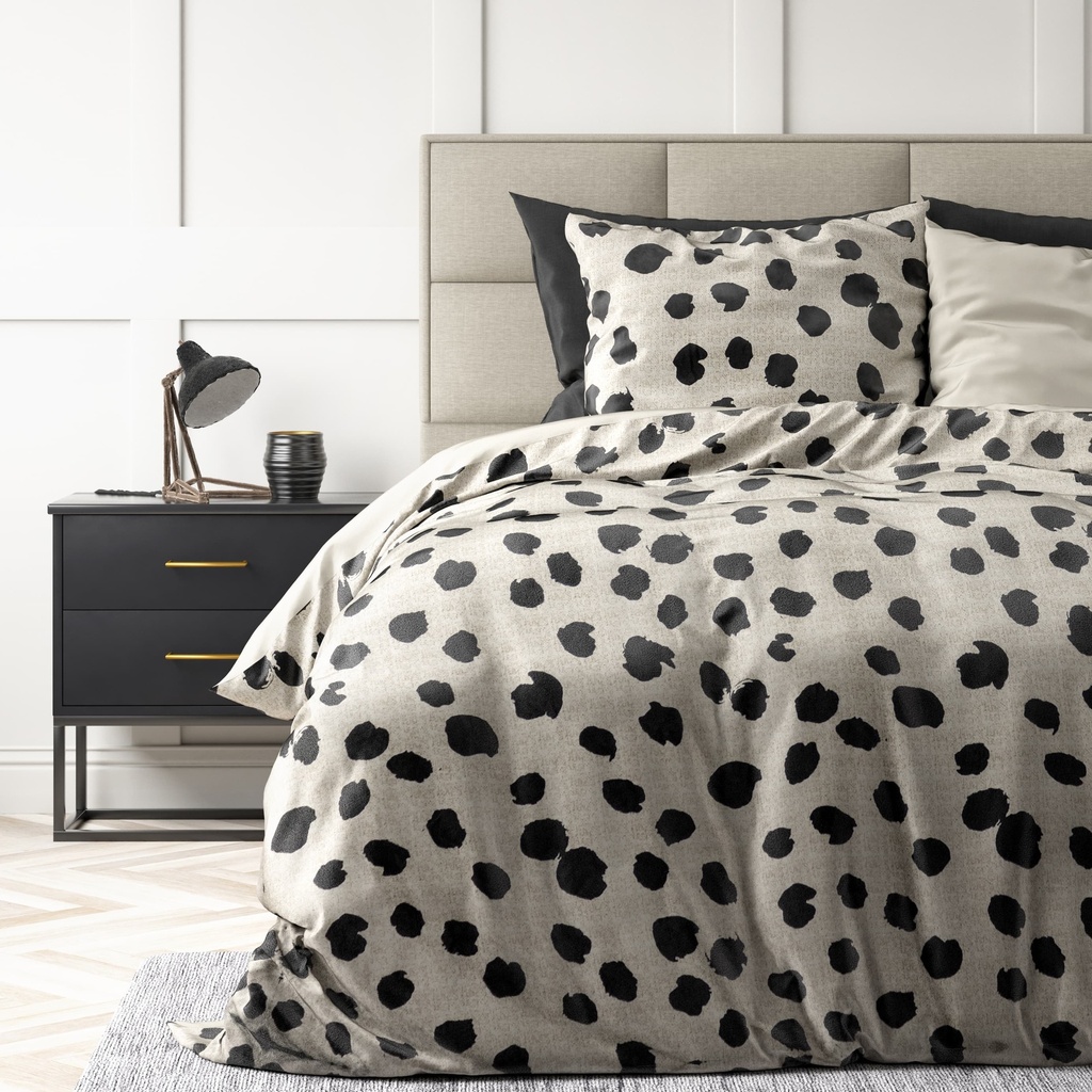 [17015492] POSTELJINA VELVET STIP WHITE (140X200)