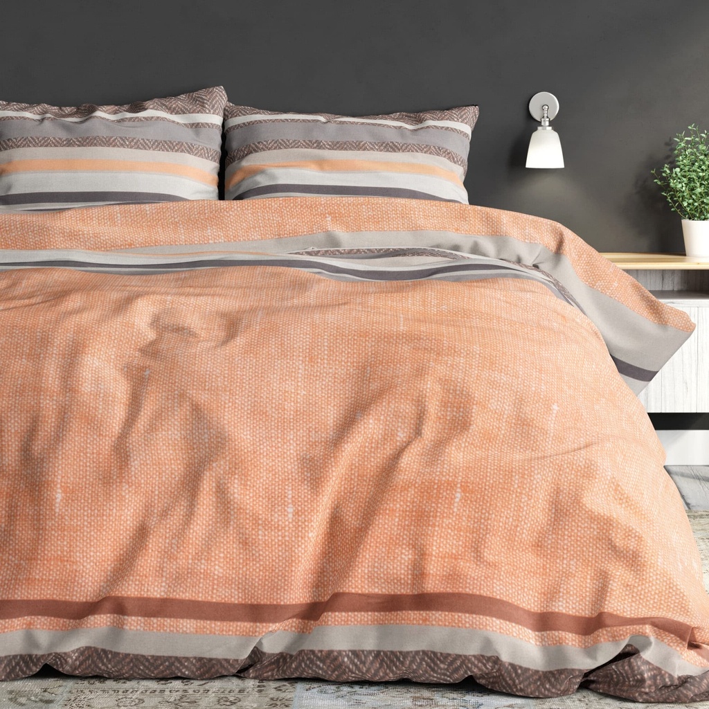 [15029945] POSTELJINA ELEGANCE SONTA ORANGE (200X200)