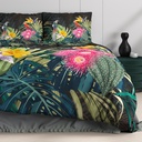 [17015795] POSTELJINA SATEN DARK FOREST BLACK (200X200)