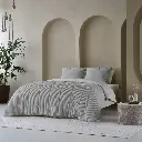 [17019797] LAZYBED ALL IN ONE RIB TEDDY GREY (140X200)