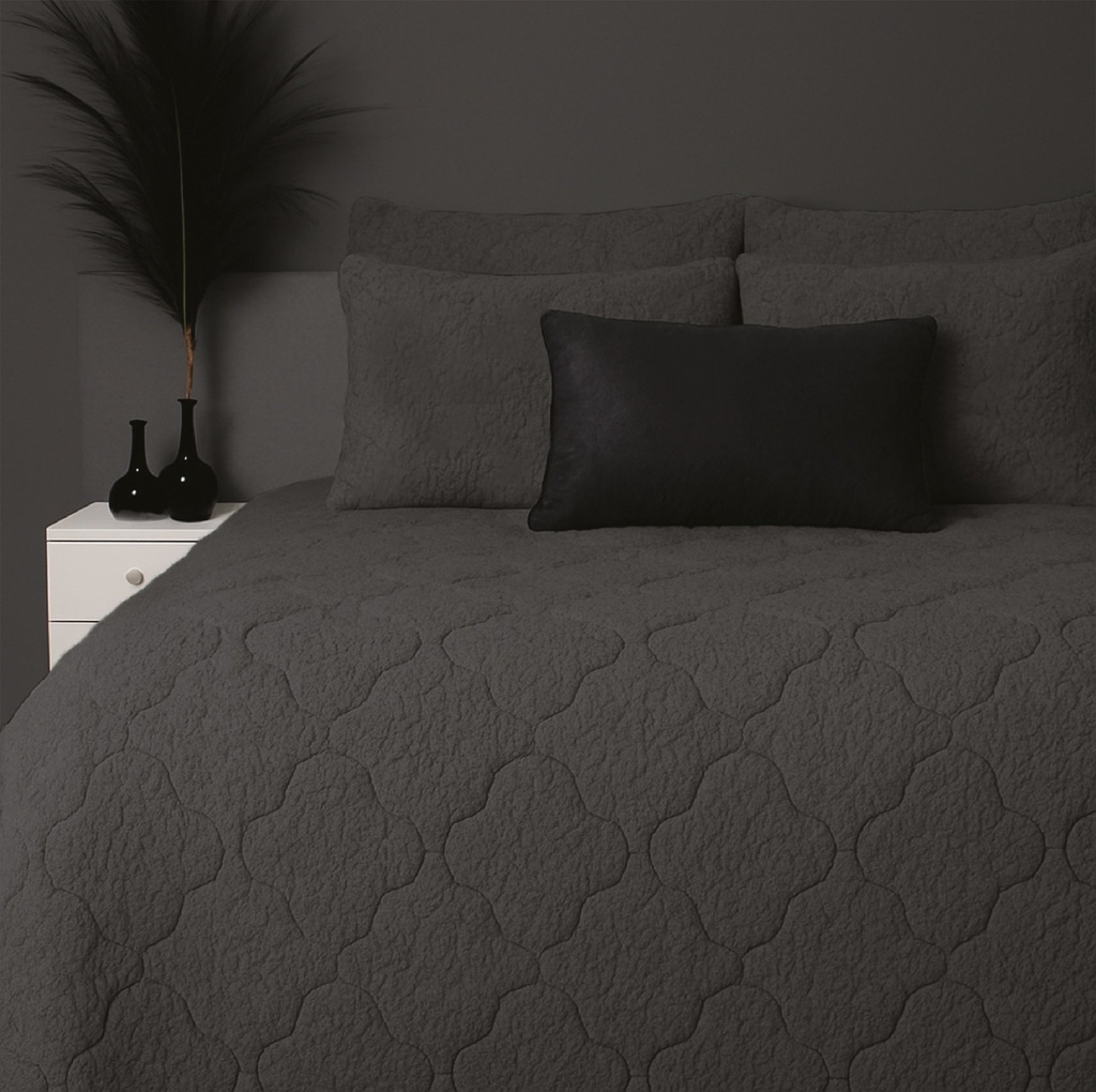 [17019777] LAZYBED ALL IN ONE TEDDY ANTHRACITE (140X200)