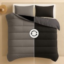 [17019805] LAZYBED ALL IN ONE BLACK-GREY (140X200)
