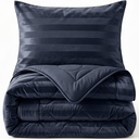 [8720578182435] LAZYBED ALL IN ONE HOTEL VELVET NAVY (140X200)