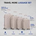 Travel More Beige Luggage Set Ad