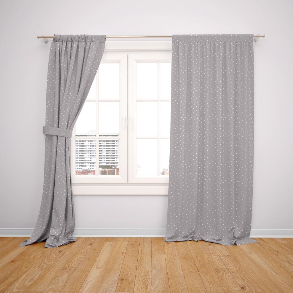 KOMPLET 2 ZAVES DOTS BEIGE