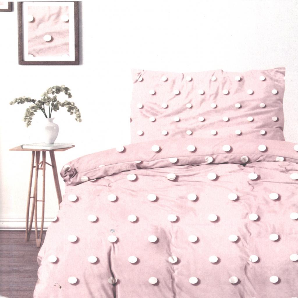 POSTELJNINA PINK DOTS