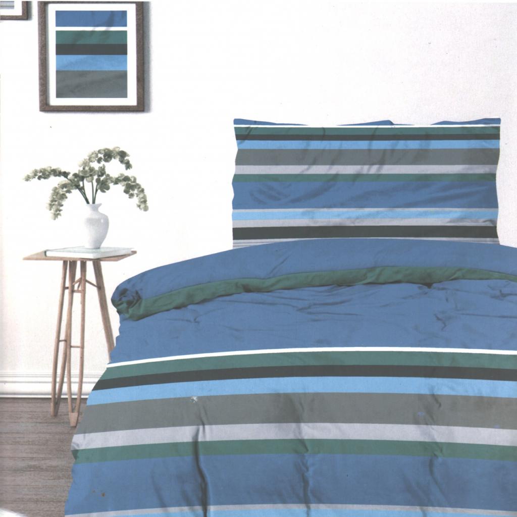 POSTELJNINA BLUE STRIPES