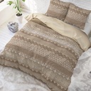 POSTELJINA ASIAN LACE TAUPE