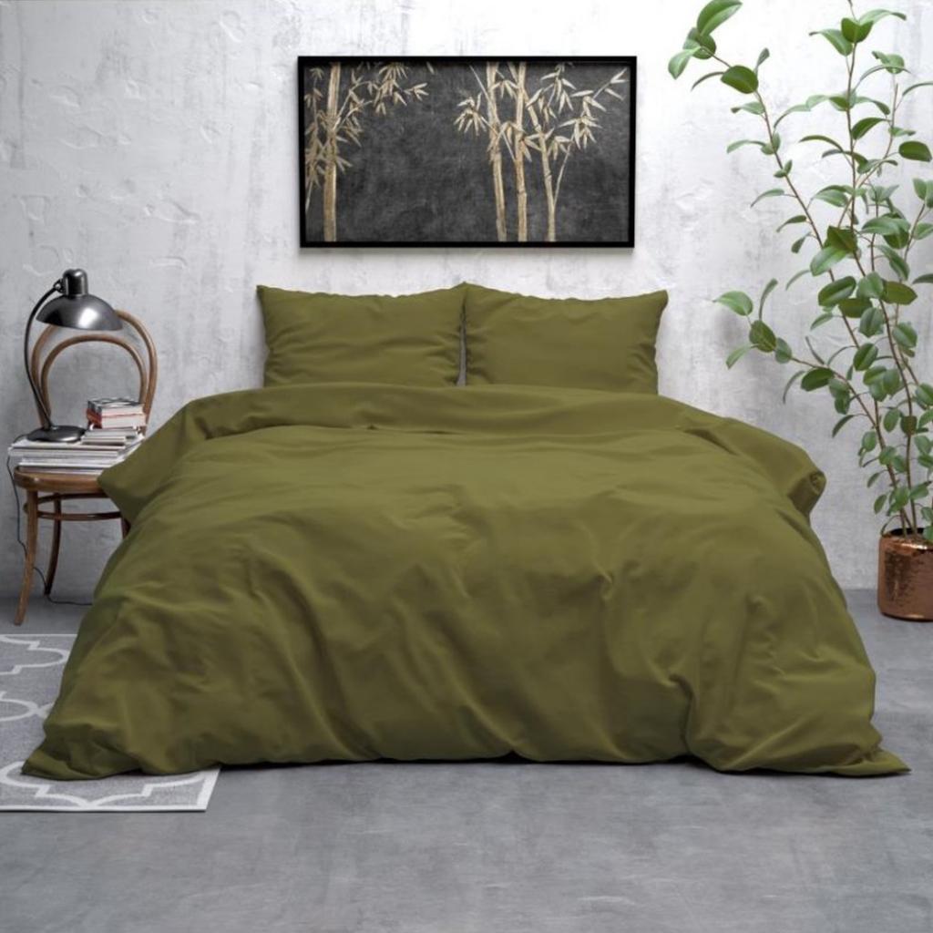 POSTELJNINA STONEWASH GREEN