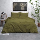 POSTELJNINA STONEWASH GREEN