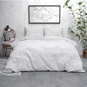 POSTELJNINA STONEWASH WHITE