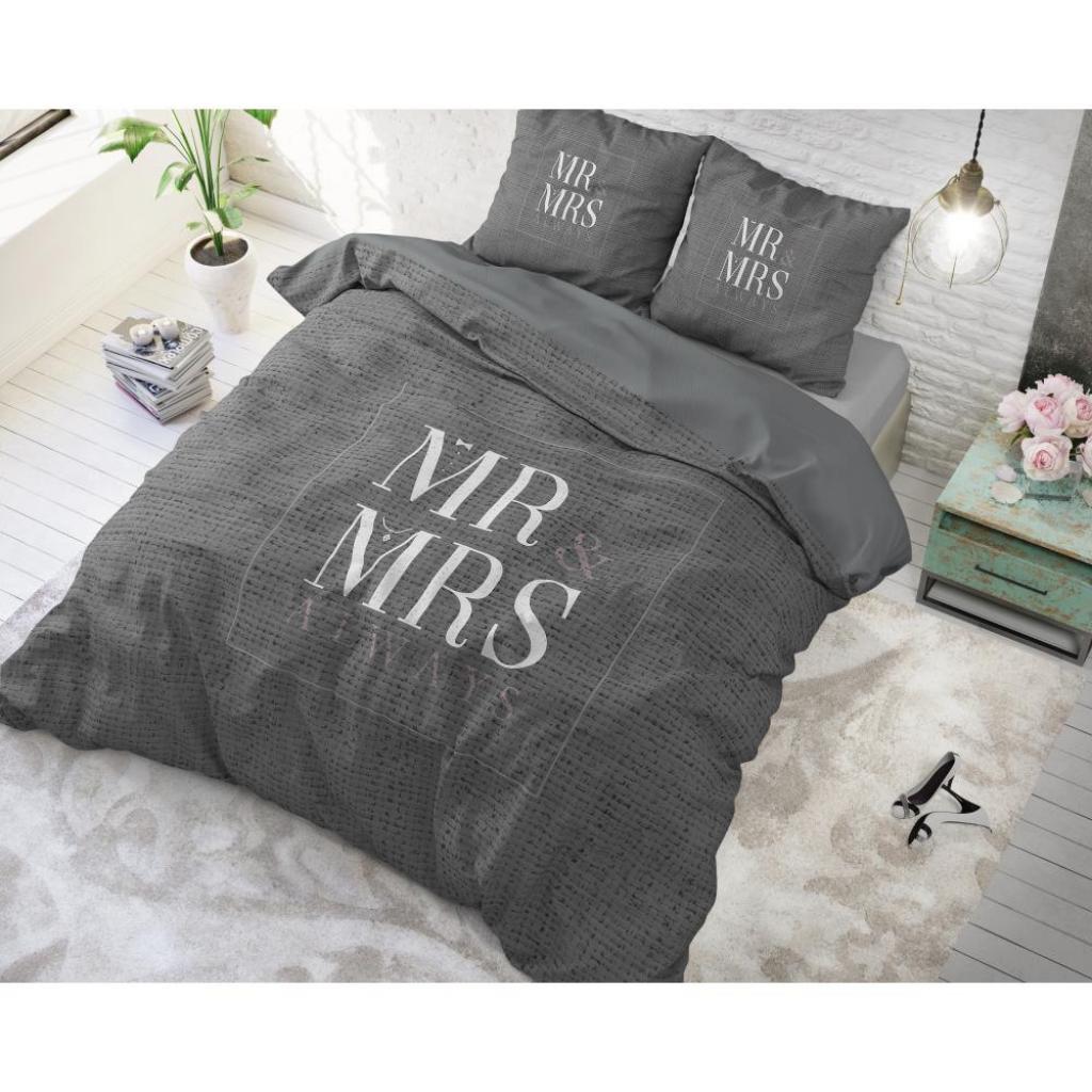 POSTELJNINA MR & MRS ELEGANT ANTHRACITE