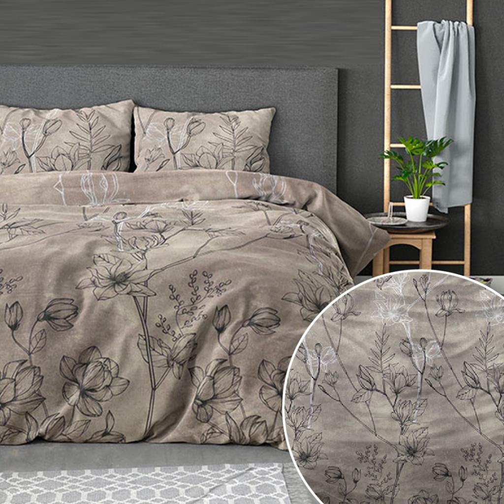 POSTELJNINA CORA TAUPE