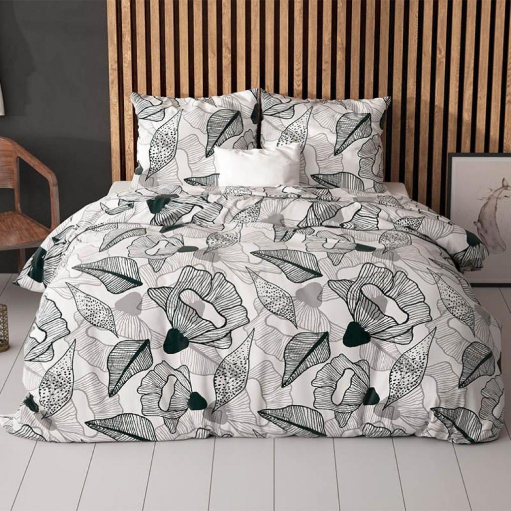 POSTELJNINA KATLA DARK GREEN