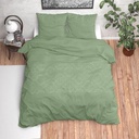 POSTELJNINA MIAMI OLIVE GREEN