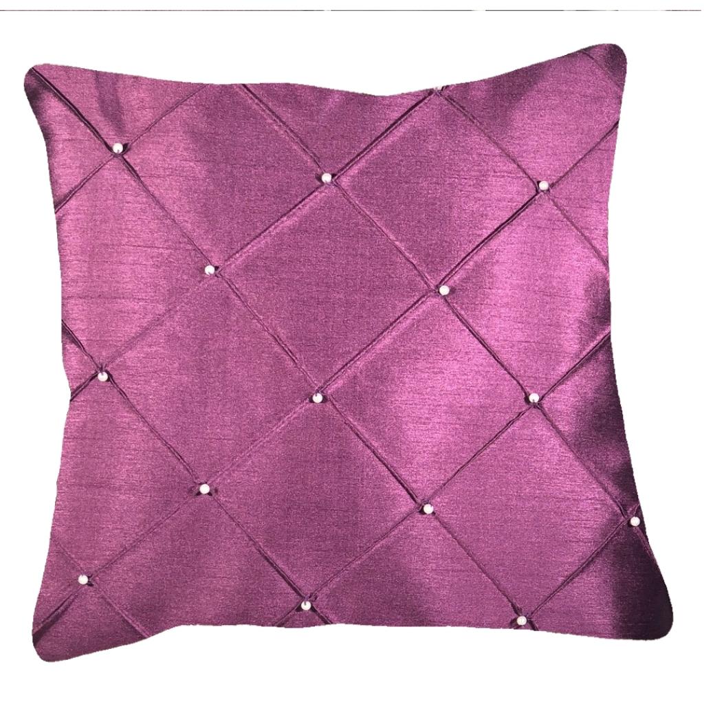 OKRASNA PREVLEKA ZA BLAZINO DIAMOND VIJOLIČNA 40/45X40/45