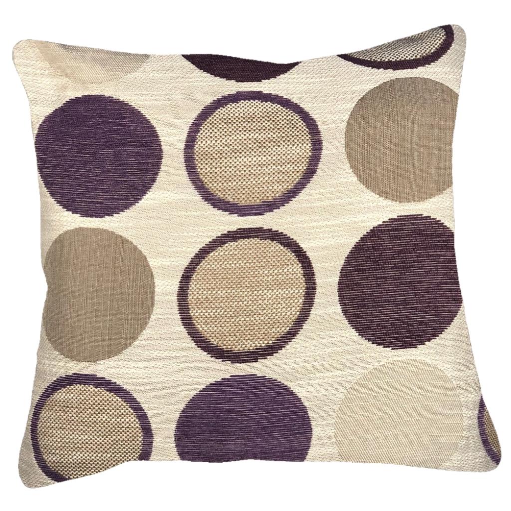 OKRASNA PREVLEKA ZA BLAZINO FASHION CIRCLES LILA 40/45X40/45