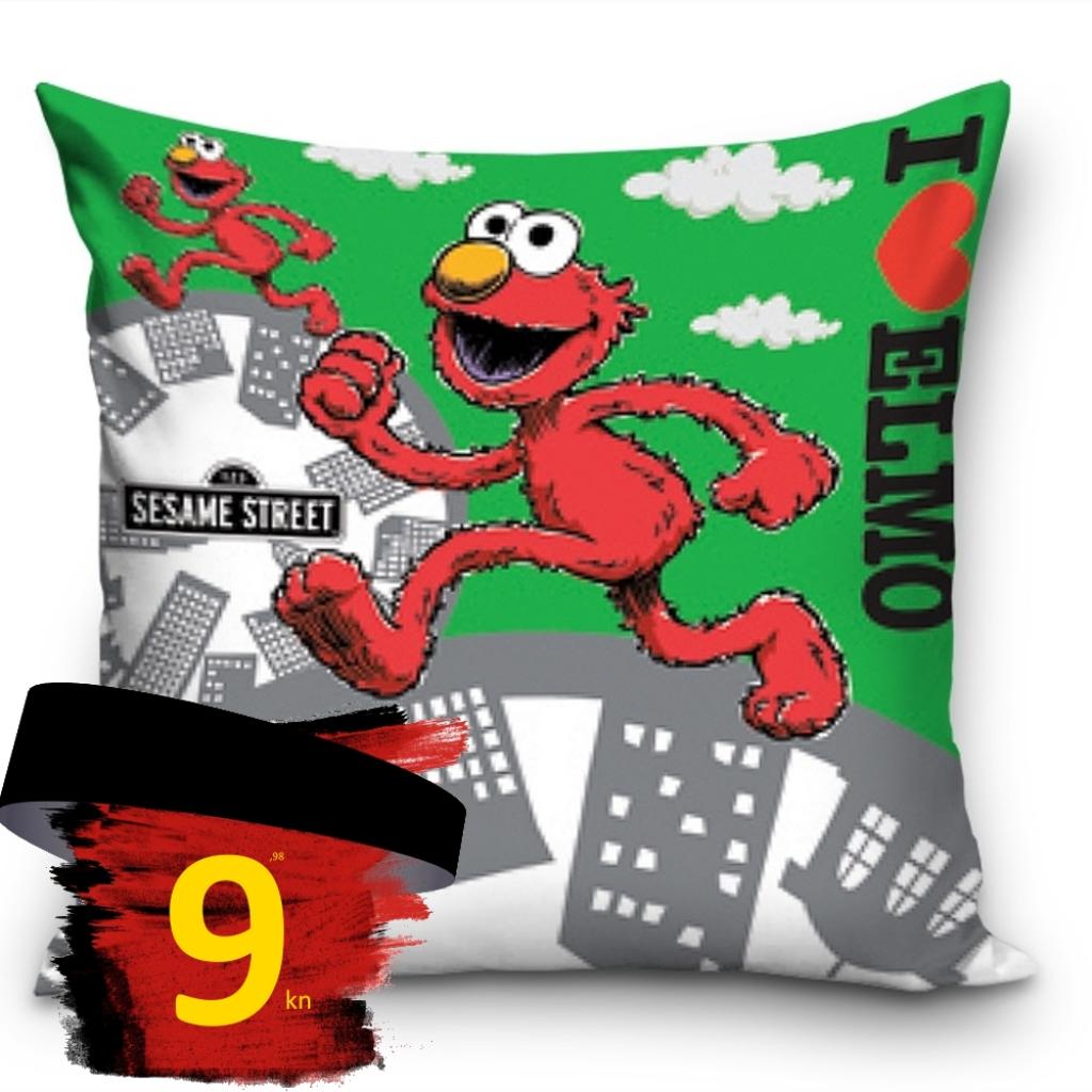 PREVLEKA ZA BLAZINO SESAME STREET ELMO 40X40