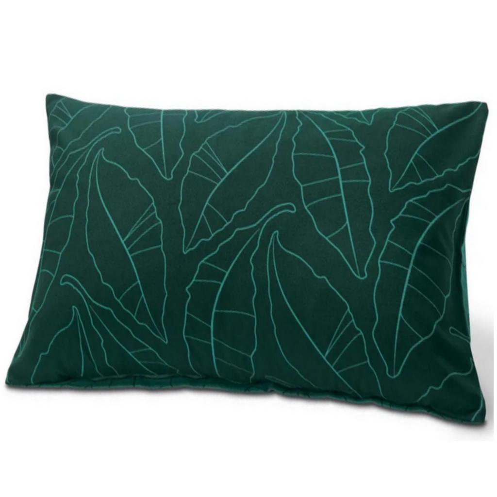 PREVLEKA ZA BLAZINO FLANEL  LEAF ZELENA TEMNEJE