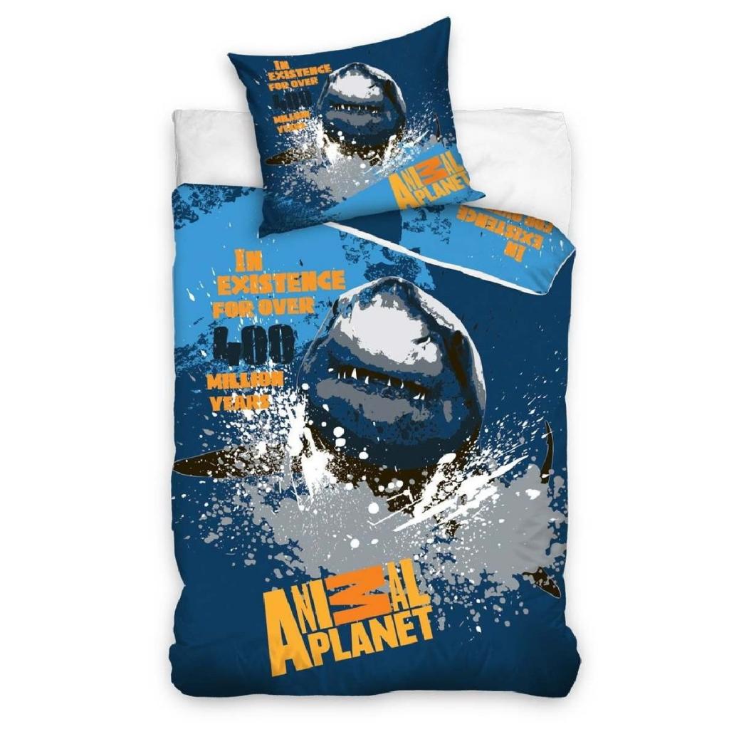 POSTELJNINA ANIMAL PLANET SHARK 140X200
