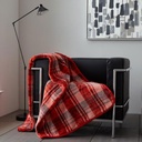 MEHKA ODEJA TARTAN RDEČA