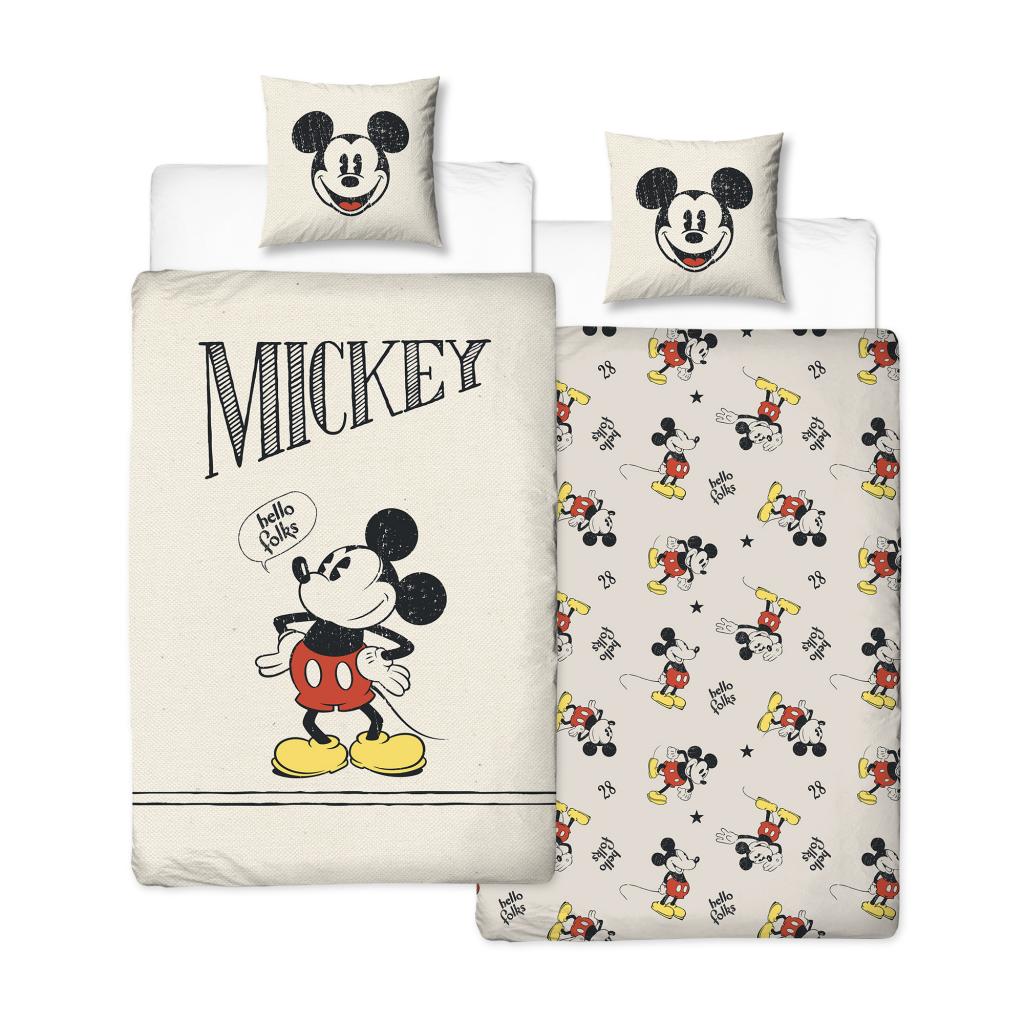 POSTELJNINA MICKEY POZDRAVLJENI LJUDJE