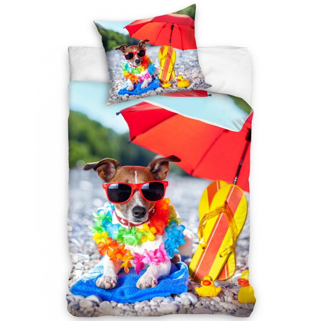 POSTELJNINA SUMMER DOG 140X200