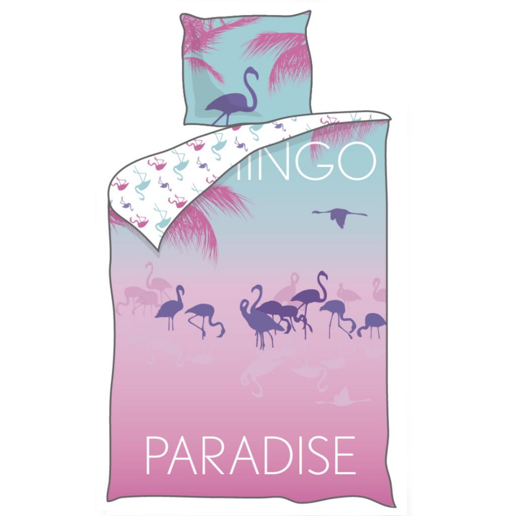 POSTELJNINA FLAMINGO PARADISE