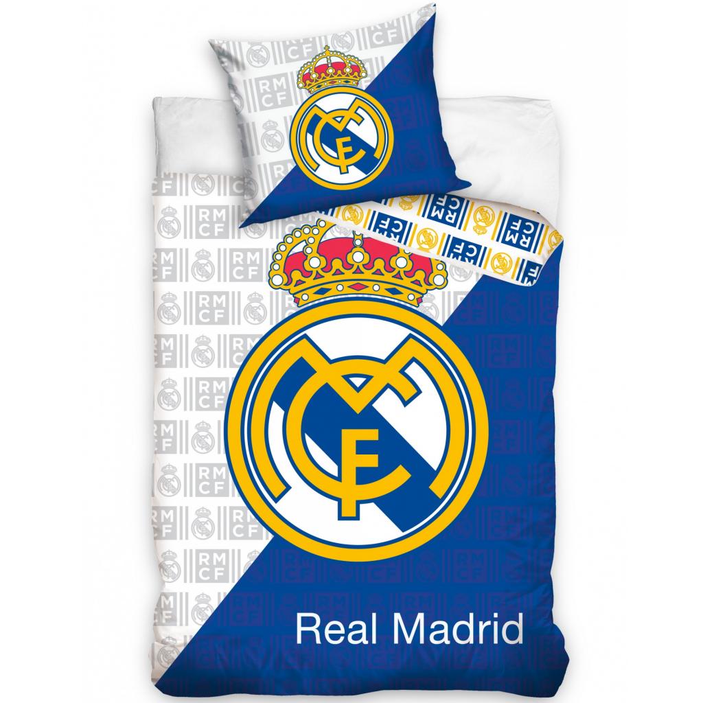 POSTELJNINA REAL MADRID GOLD LOGO