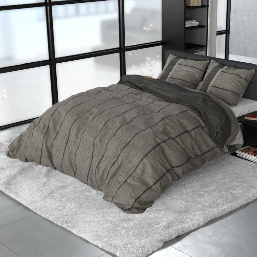 POSTELJNINA FLANEL KEES ANTHRACITE