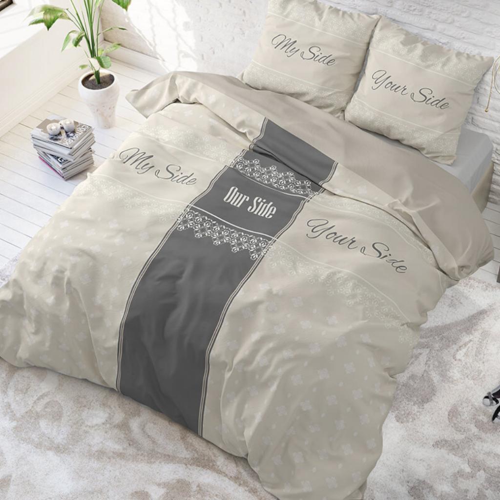 POSTELJNINA OUR SIDE TAUPE