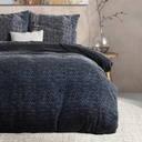 POSTELJNINA IZ FLANELE GRADIENT KNITS BLUE