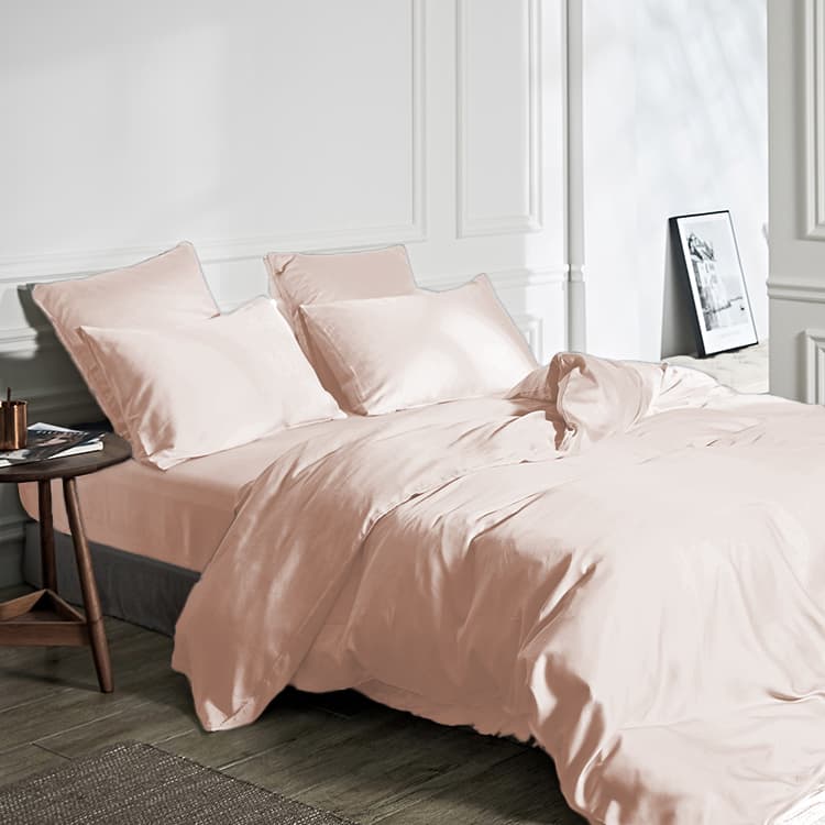 POSTELJNINA IZ BAMBUSA POWDER PINK