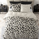 POSTELJNINA VELVET STIP WHITE 
