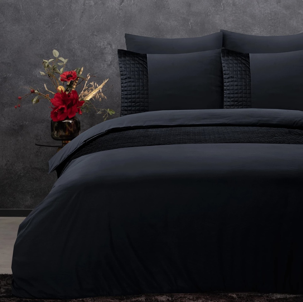 POSTELJNINA VELVET BAND BLACK 