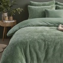 POSTELJNINA TEDDY FUR GREEN 