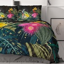 SATENASTA POSTELJNINA DARK VINTAGE BLACK 