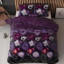 POSTELJNINA ELEGANCE MAGIC FLOWER PURPLE 