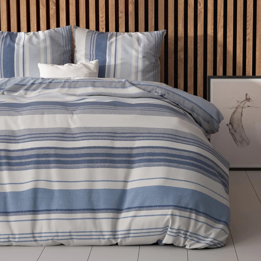 POSTELJNINA STRIPY BLUE 