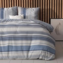 POSTELJNINA STRIPY BLUE 