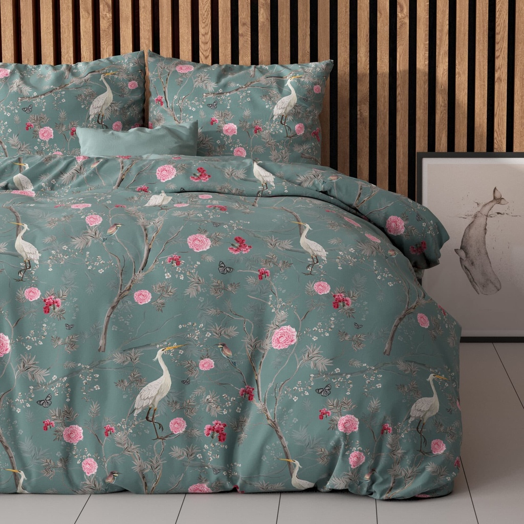 POSTELJNINA ELEGANCE FLORINA BLUE 