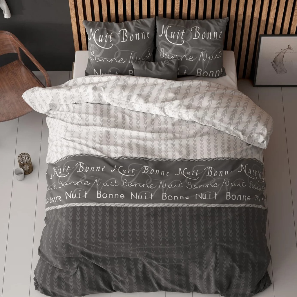 POSTELJNINA BONNE NUIT 4 ANTHRACITE 