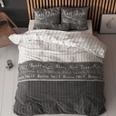 POSTELJNINA BONNE NUIT 4 ANTHRACITE 
