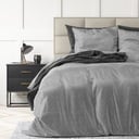 POSTELJNINA VELVET EMBOSSED FASHION GREY 